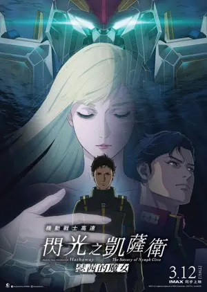 《机动战士高达:闪光的哈萨维 喀耳刻的魔女》2026动画科幻电影海报