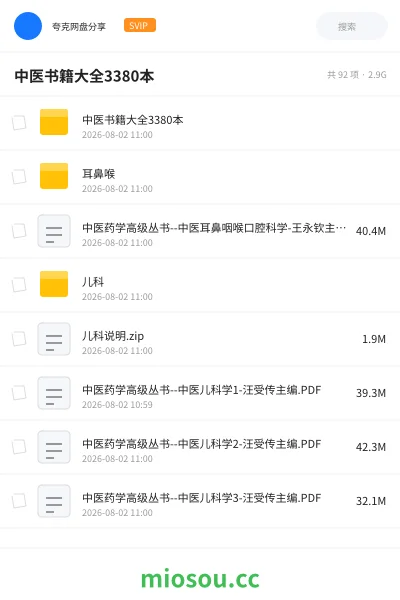 《中医书籍大全3380本》医学网盘|学习资源网盘
