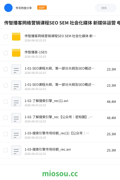 《传智播客网络营销课程SEO SEM 社会化媒体 新媒体运营 电商网络营销 价值16000元【共享完毕】 14.32G》教程网盘｜学习资源网盘