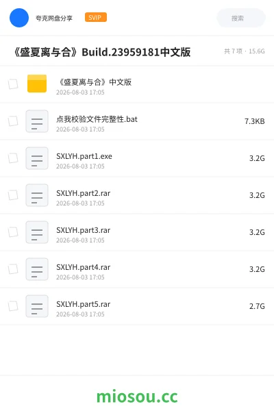 《《盛夏离与合》Build.23959181中文版》游戏学习资源封面