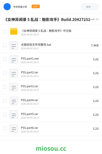《《女神异闻录 5 乱战:魅影攻手》Build.20427252中文版》游戏网盘|学习资源网盘