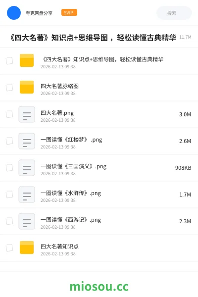 《《四大名著》知识点+思维导图 ,轻松读懂古典精华》教程网盘|学习资源网盘