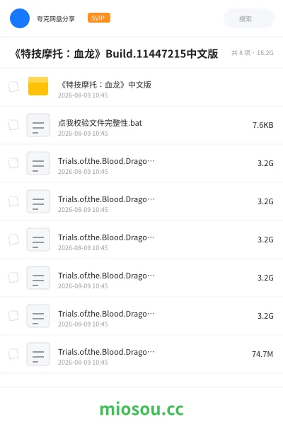《《特技摩托:血龙》Build.11447215中文版》游戏网盘|学习资源网盘