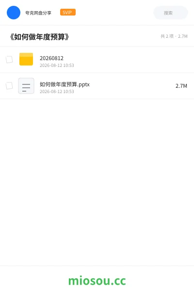 《《如何做年度预算》》会计网盘|学习资源网盘