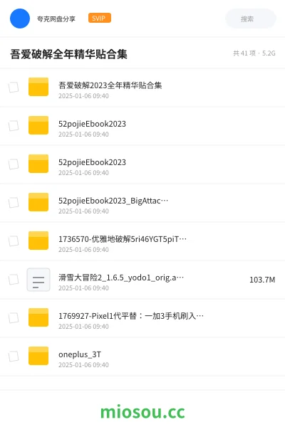 《吾爱破解全年精华贴合集》编程网盘|学习资源网盘