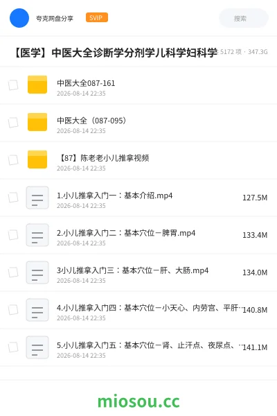 《中医大全087-161》医学学习资源封面