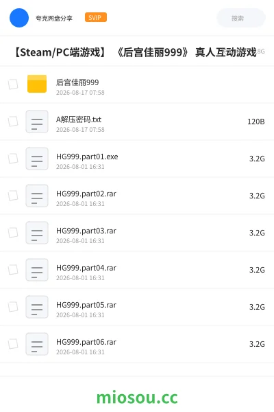 《【Steam/PC端🔥游戏】 《后宫佳丽999》 真人互动游戏》游戏网盘|学习资源网盘