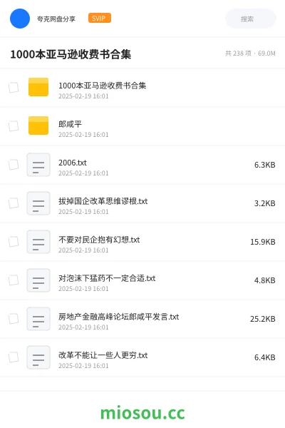 《1000本亚马逊收费书合集》书籍网盘|学习资源网盘