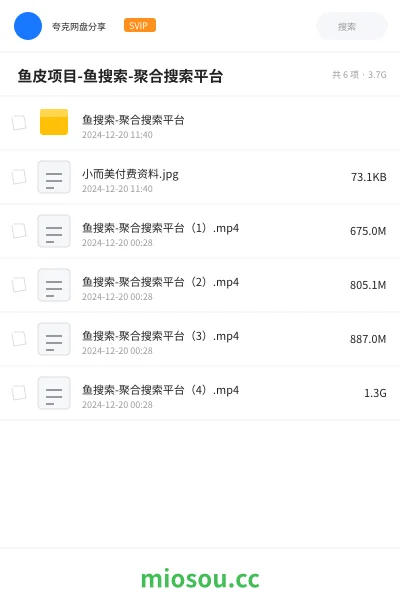 《🔥 鱼皮项目-鱼搜索-聚合搜索平台》编程网盘|学习资源网盘