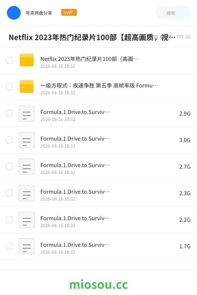 《🎥 Netflix 2023年热门纪录片100部【超高画质,视觉盛宴】》纪录片网盘|学习资源网盘