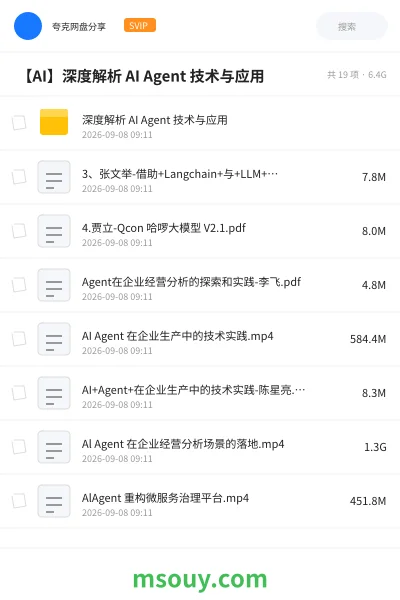 《🤖 【AI】深度解析 AI Agent 技术与应用》AIGC学习资源封面