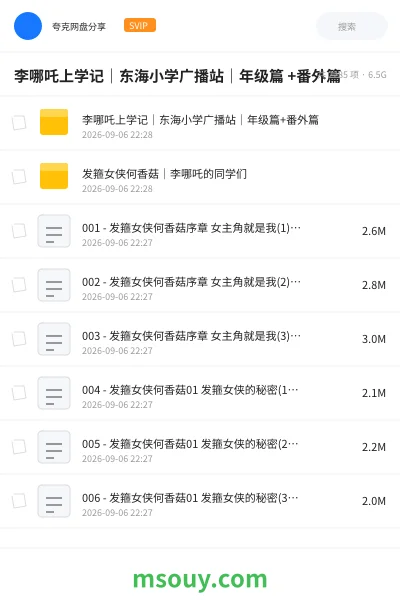 《李哪吒上学记|东海小学广播站|年级篇 +番外篇》教育动画学习资源封面