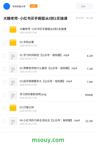 《大糖老师·小红书买手橱窗从0到1实操课》AIGC学习资源封面