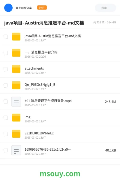 《java项目- Austin消息推送平台-md文档》编程学习资源封面
