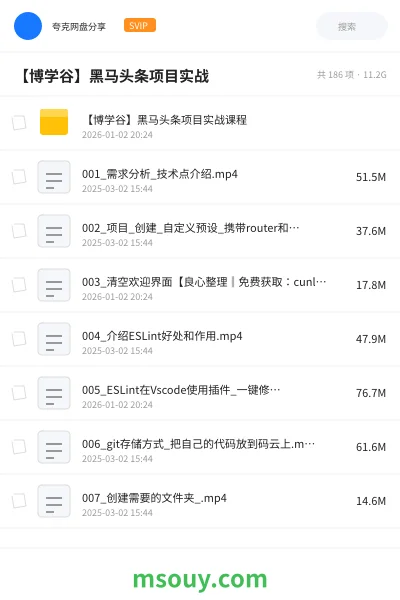 《【博学谷】黑马头条项目实战》教程学习资源封面