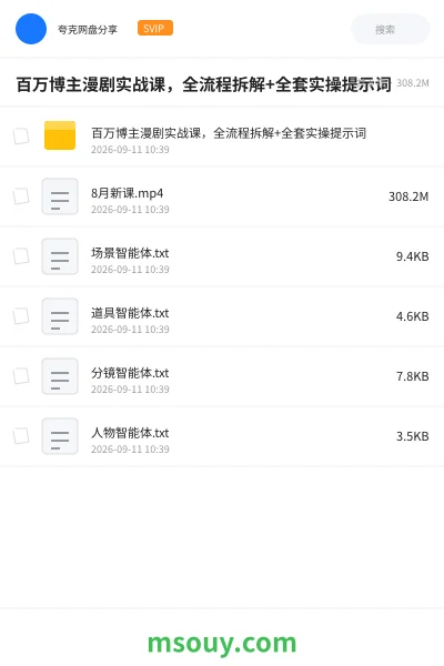 《百万博主漫剧实战课,全流程拆解 +全套实操提示词》AIGC学习资源封面