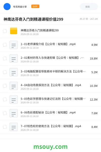 《神鹰达芬奇入门到精通课程价值299》教程学习资源封面