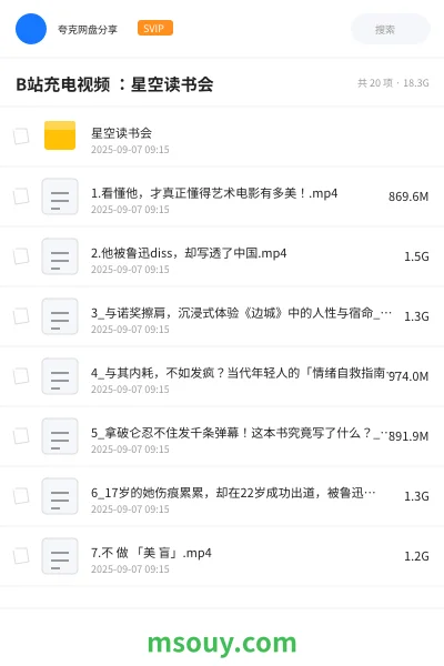 《B站充电视频 :星空读书会》AIGC学习资源封面