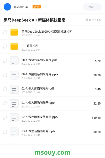 《黑马DeepSeek AI+新媒体搞钱指南》AIGC学习资源封面
