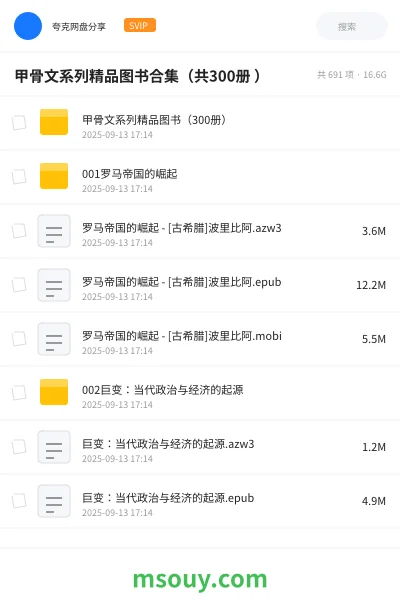 《甲骨文系列精品图书合集(共300册 )》书刊学习资源封面