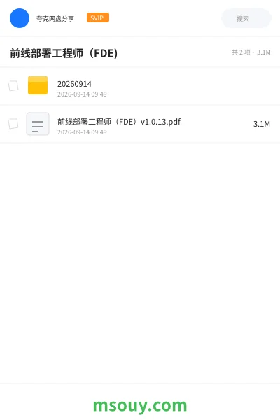 《前线部署工程师(FDE)》AIGC学习资源封面