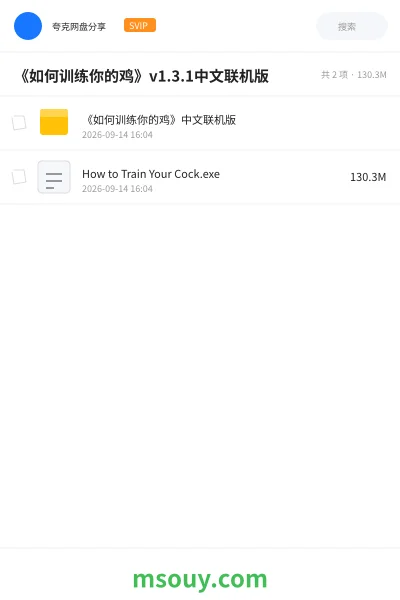 《《如何训练你的鸡》v1.3.1中文联机版》游戏学习资源封面