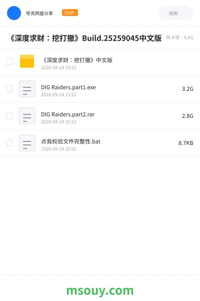 《《深度求财:挖打撤》Build.25259045中文版》游戏学习资源封面