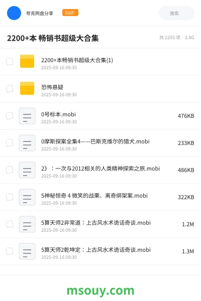 《2200+本 畅销书超级大合集》书刊学习资源封面