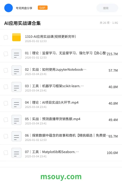 《AI应用实战课合集》AIGC学习资源封面