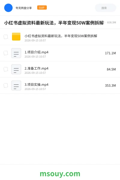 《小红书虚拟资料最新玩法,半年变现50W案例拆解》AIGC学习资源封面