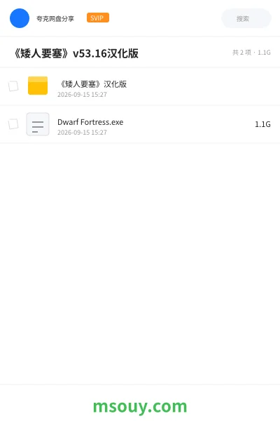 《《矮人要塞》v53.16汉化版》游戏学习资源封面