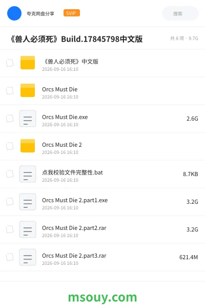 《《兽人必须死》Build.17845798中文版》游戏学习资源封面