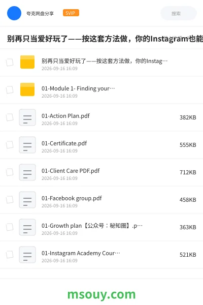 《别再只当爱好玩了——按这套方法做,你的Instagram也能变成稳定收入来源》AIGC学习资源封面