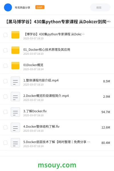 《【黑马博学谷】430集python专家课程 从Dokcer到爬虫技术架构+Python爬虫京东项目 - 带源码课件》AIGC学习资源封面