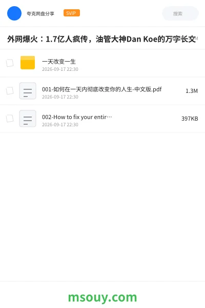 《外网爆火:1.7亿人疯传,油管大神Dan Koe的万字长文》教程学习资源封面