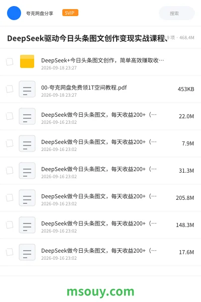 《DeepSeek驱动今日头条图文创作变现实战课程、》教程学习资源封面