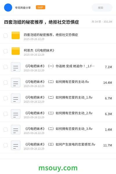 《四套泡妞的秘密推荐 ,绝拒社交恐惧症》教程学习资源封面
