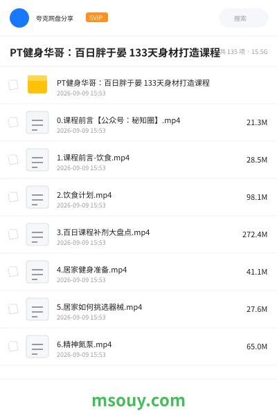 《PT健身华哥:百日胖于晏 133天身材打造课程》教程学习资源封面