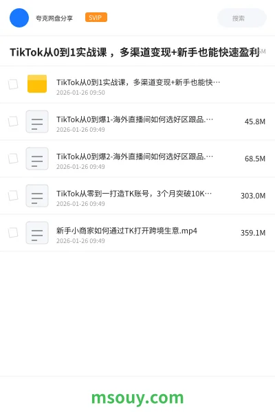 《TikTok从0到1实战课 ,多渠道变现+新手也能快速盈利》AIGC学习资源封面