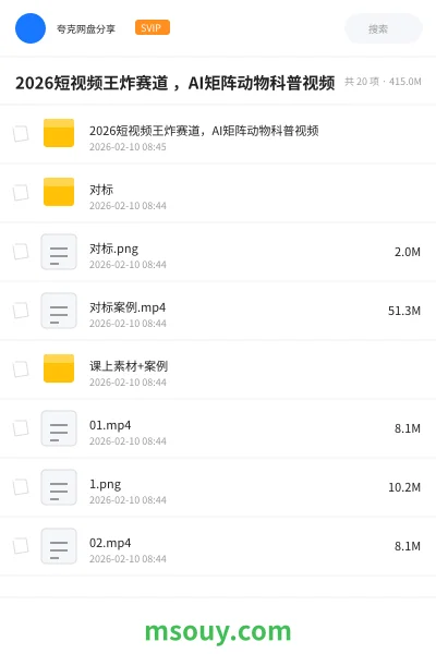 《2026短视频王炸赛道 ,AI矩阵动物科普视频》AIGC学习资源封面
