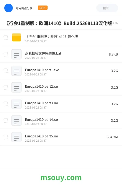 《《行会1重制版:欧洲1410》Build.25368113汉化版》游戏学习资源封面