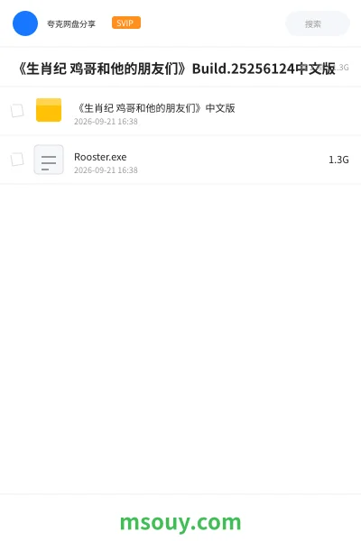 《《生肖纪 鸡哥和他的朋友们》Build.25256124中文版》游戏学习资源封面