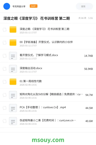 《深度之眼《深度学习》 花书训练营 第二期》AIGC学习资源封面