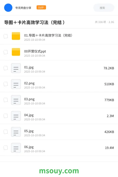 《导图＋卡片高效学习法（完结 ）》教程网盘｜学习资源网盘
