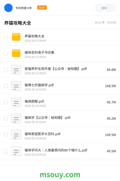 《养猫攻略大全》书刊网盘|学习资源网盘