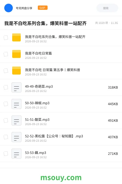 《我是不白吃系列合集,爆笑科普一站配齐》其他学习资源封面