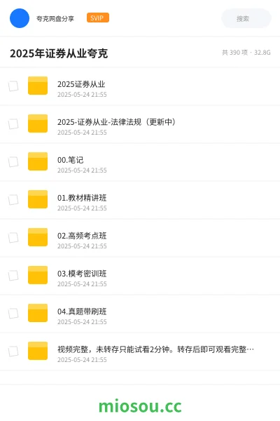 《2025证券从业》职业资格学习资源封面