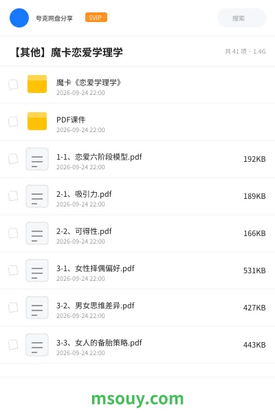 《魔卡《恋爱学理学》》教程学习资源封面