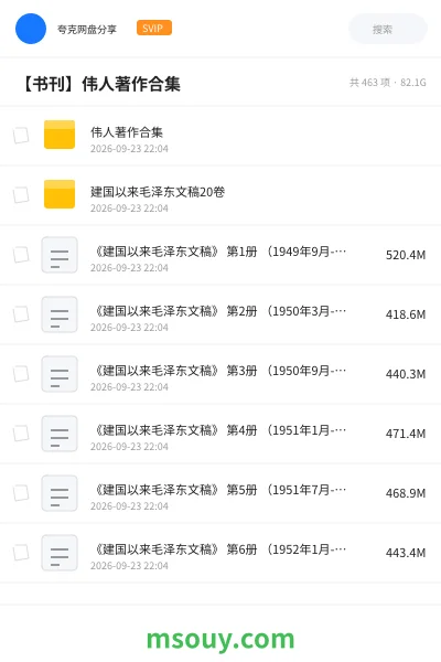 《伟人著作合集》书刊学习资源封面