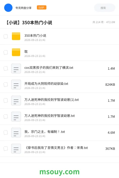 《350本热门小说》小说学习资源封面